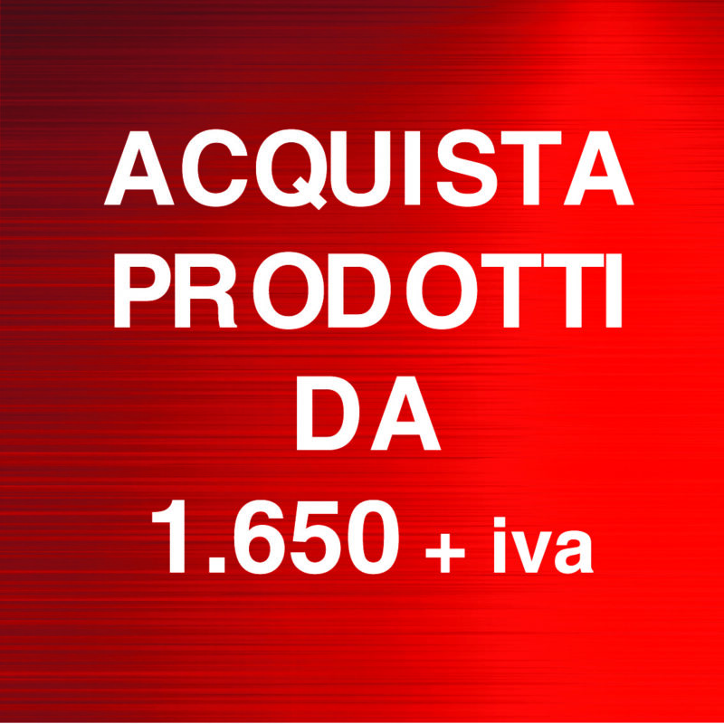 Acquista prodotti da <br/>1650€