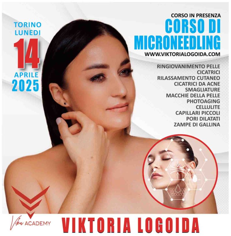 Corso di Microneedling dal Vivo Torino 14 Aprile 2025